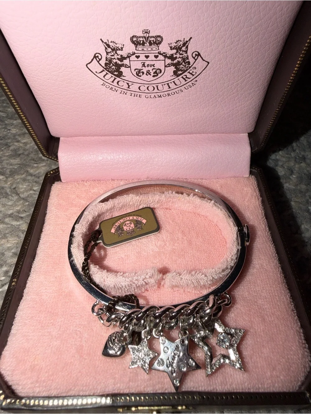 Vintage Juicy Couture Star Bangle Bracelet